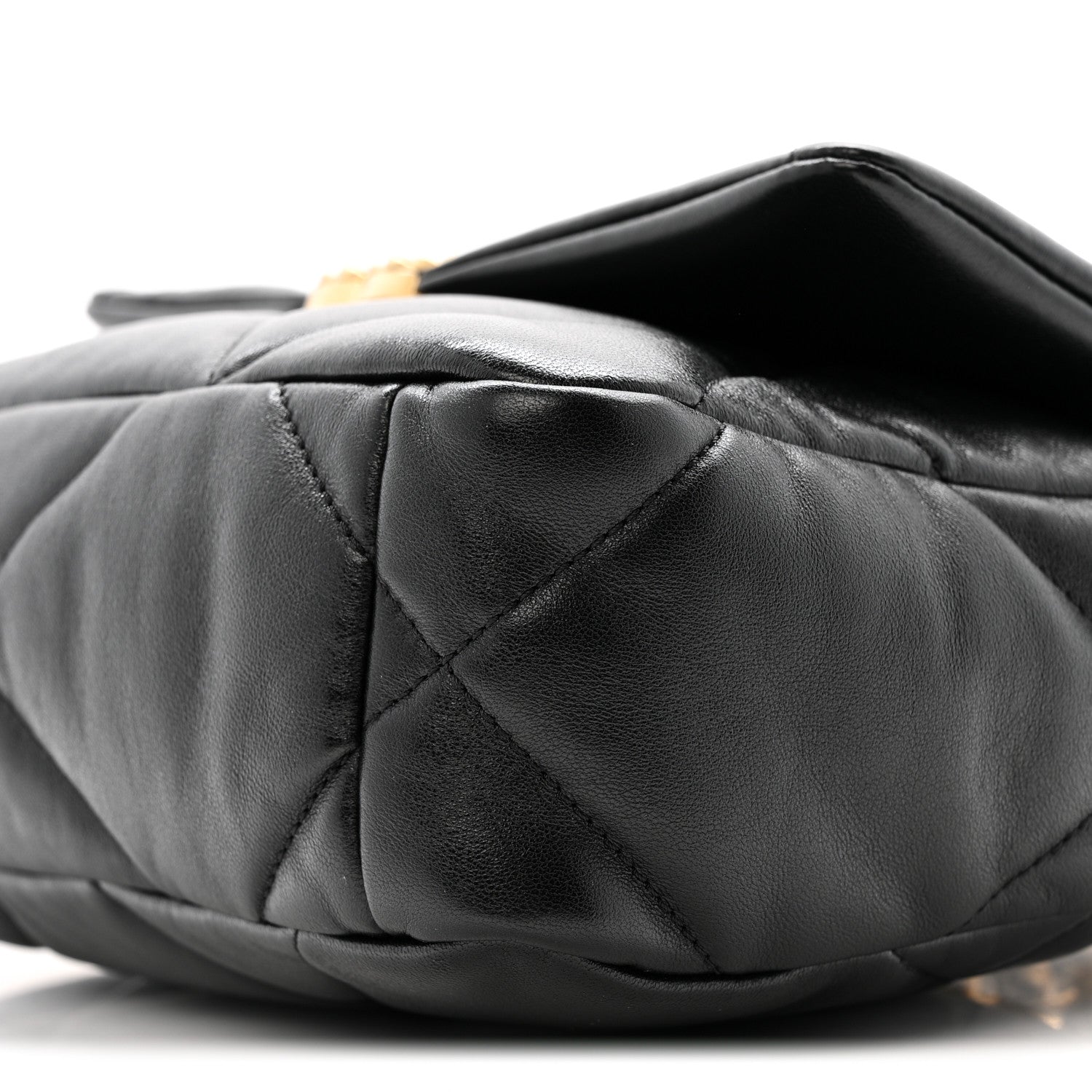 Chanel Lambskin Quilted Medium Chanel 19 Flap Black 10 of 11