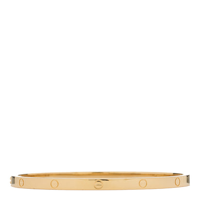 Cartier 18K Yellow Gold Small LOVE Bracelet 17 2 of 8