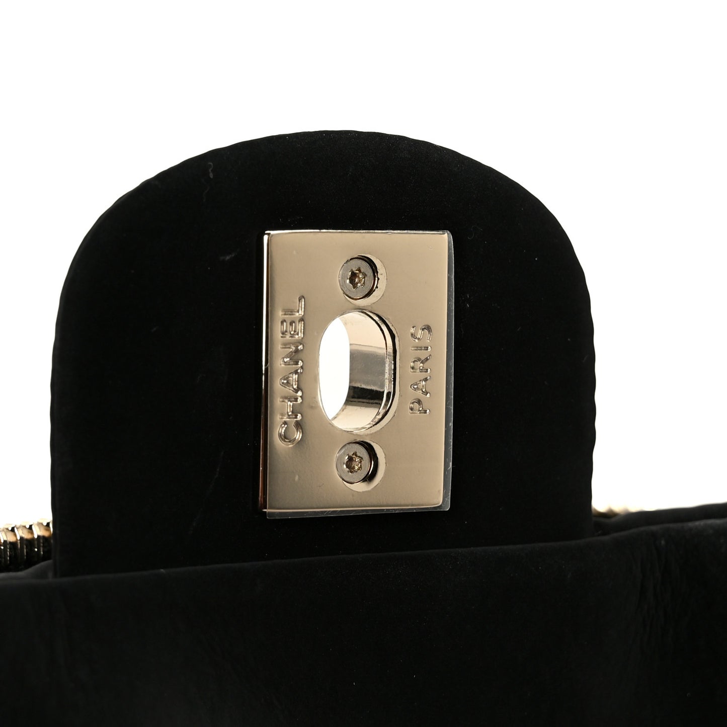 Nylon Velvet Effect Quilted Large Bowling Bag Black