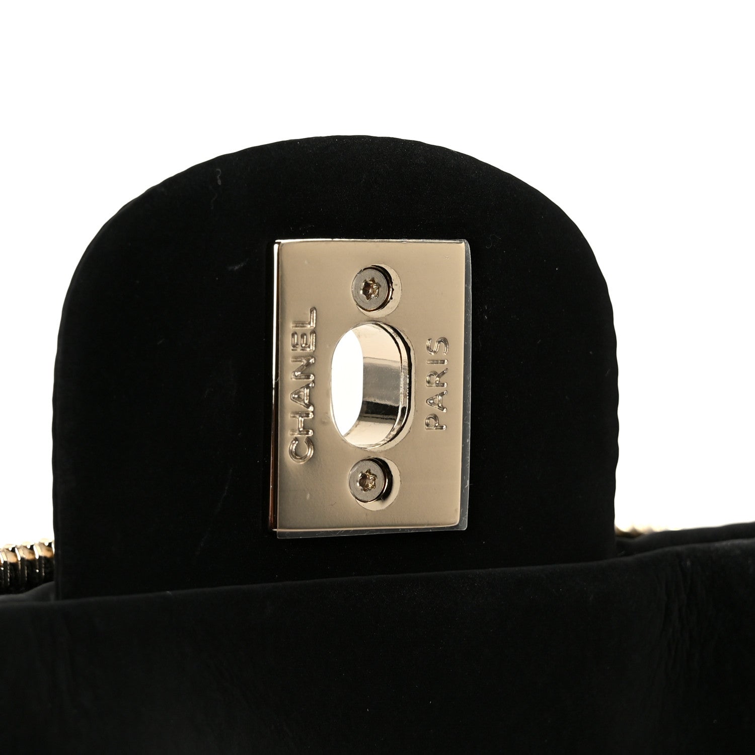 Chanel Nylon Velvet Effect Quilted Large Bowling Bag Black 7 of 11