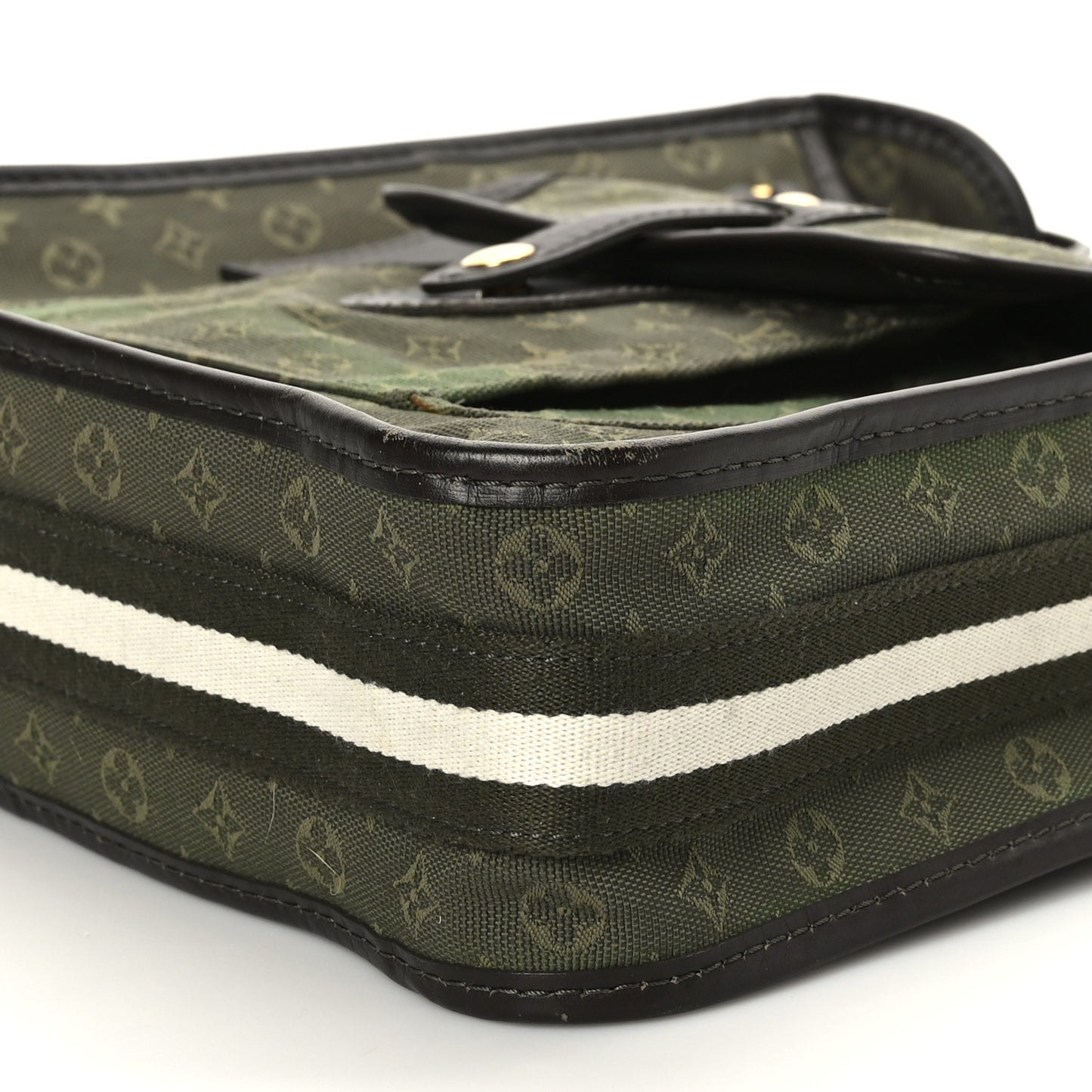 Mini Monogram Besace Mary Kate Kaki