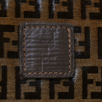 Fendi Vinyl Zucchino Zip Pouch Tobacco 13 of 17