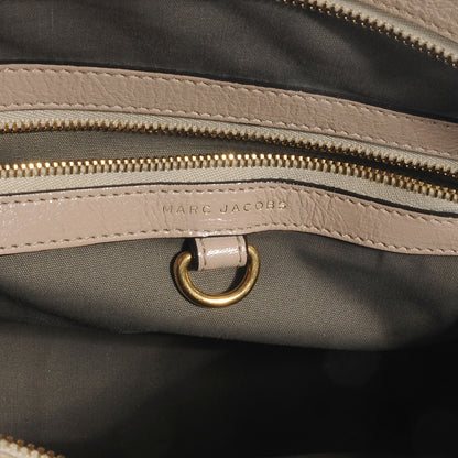 Marc Jacobs Goatskin Lacquered Quilting Class Satchel Ivory 6 of 8