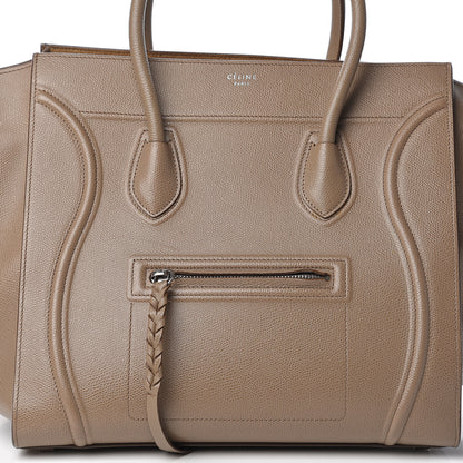 Celine Grained Calfskin Medium Phantom Luggage Taupe 12 of 12