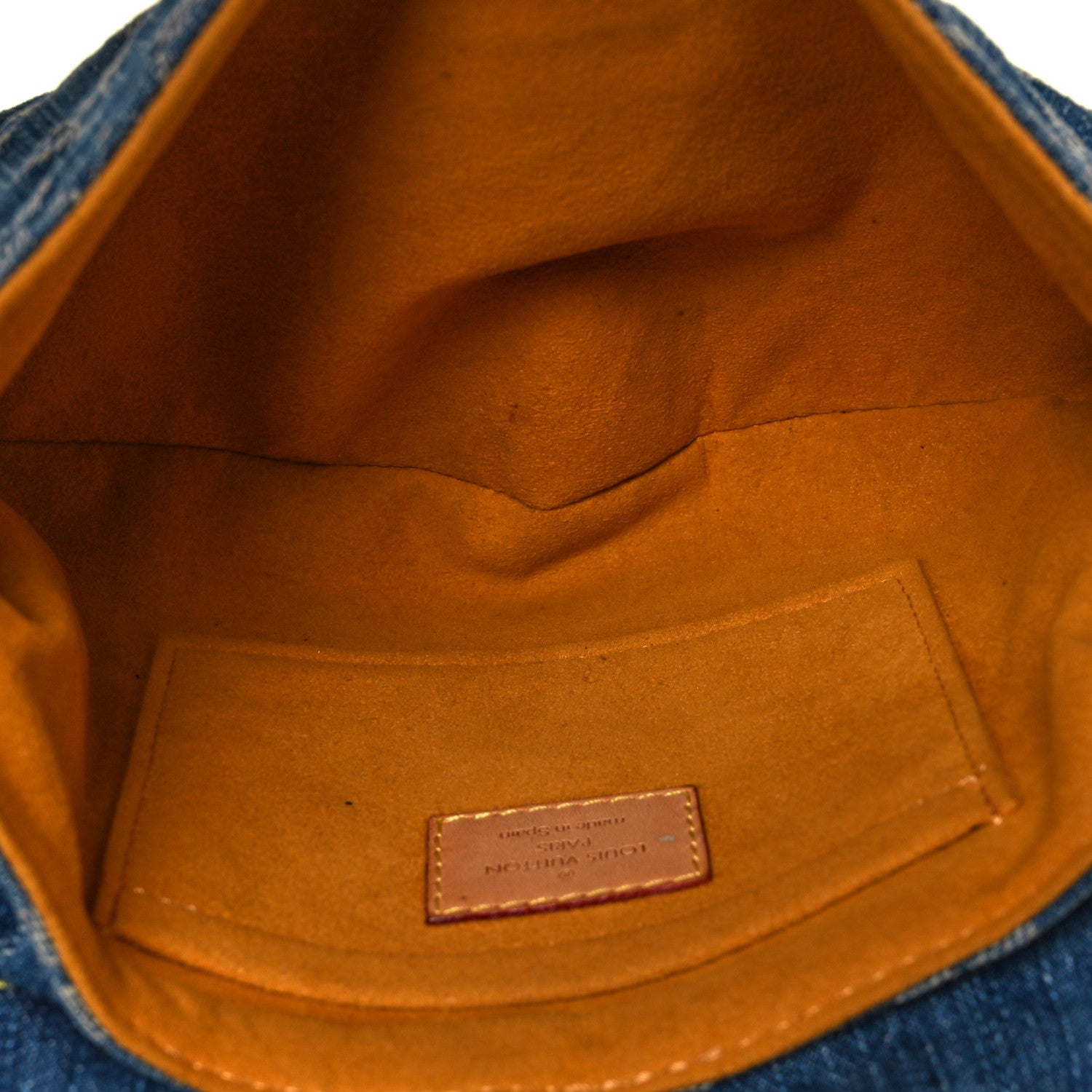 Louis Vuitton Monogram Denim Mini Pleaty Blue 5 of 9