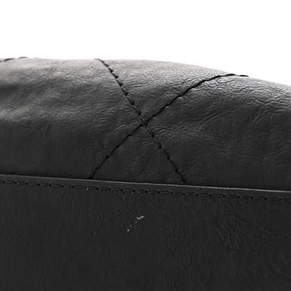 Chanel Calfskin Quilted Large Hamptons Flap Black 12 of 13