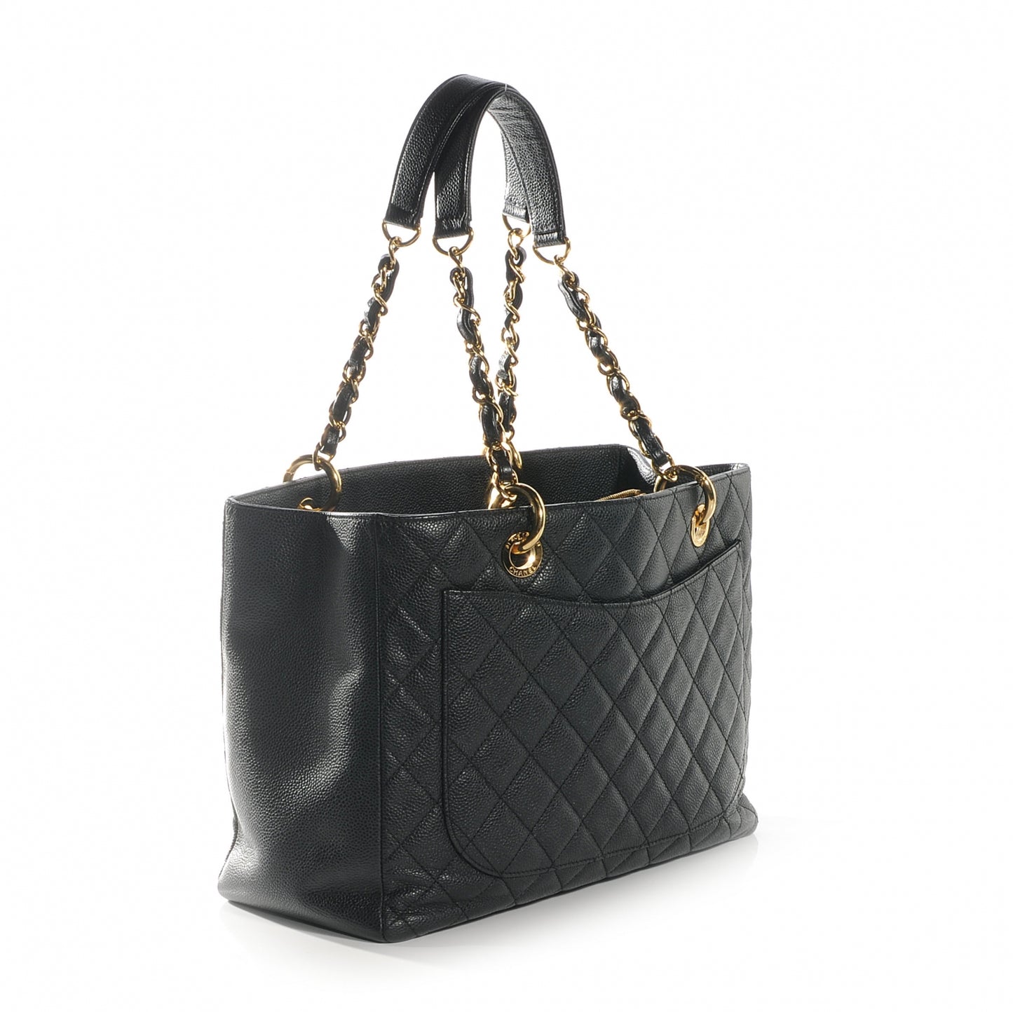 Caviar Grand Shopping Tote GST Black