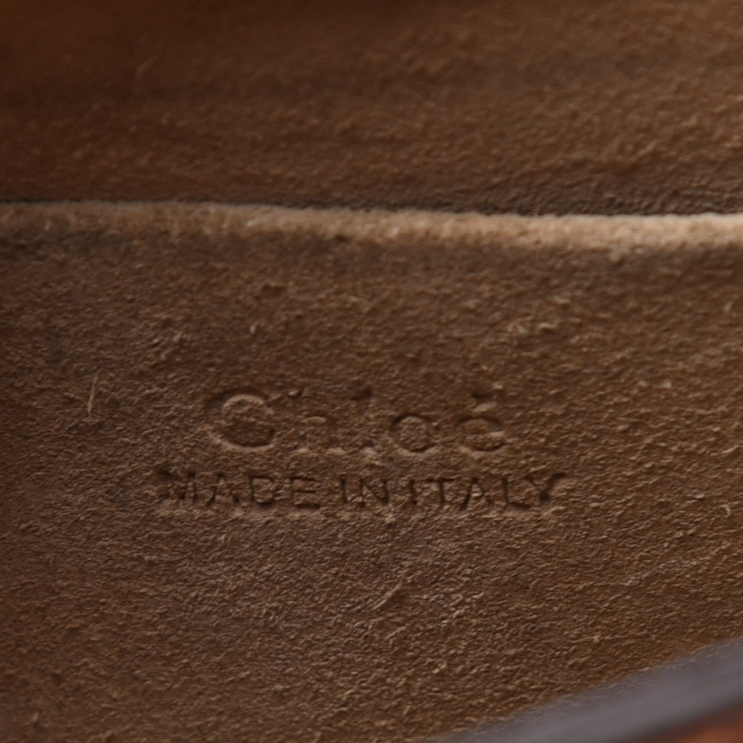 Chloe Calfskin Suede Small Nile Bracelet Bag Caramel 8 of 10