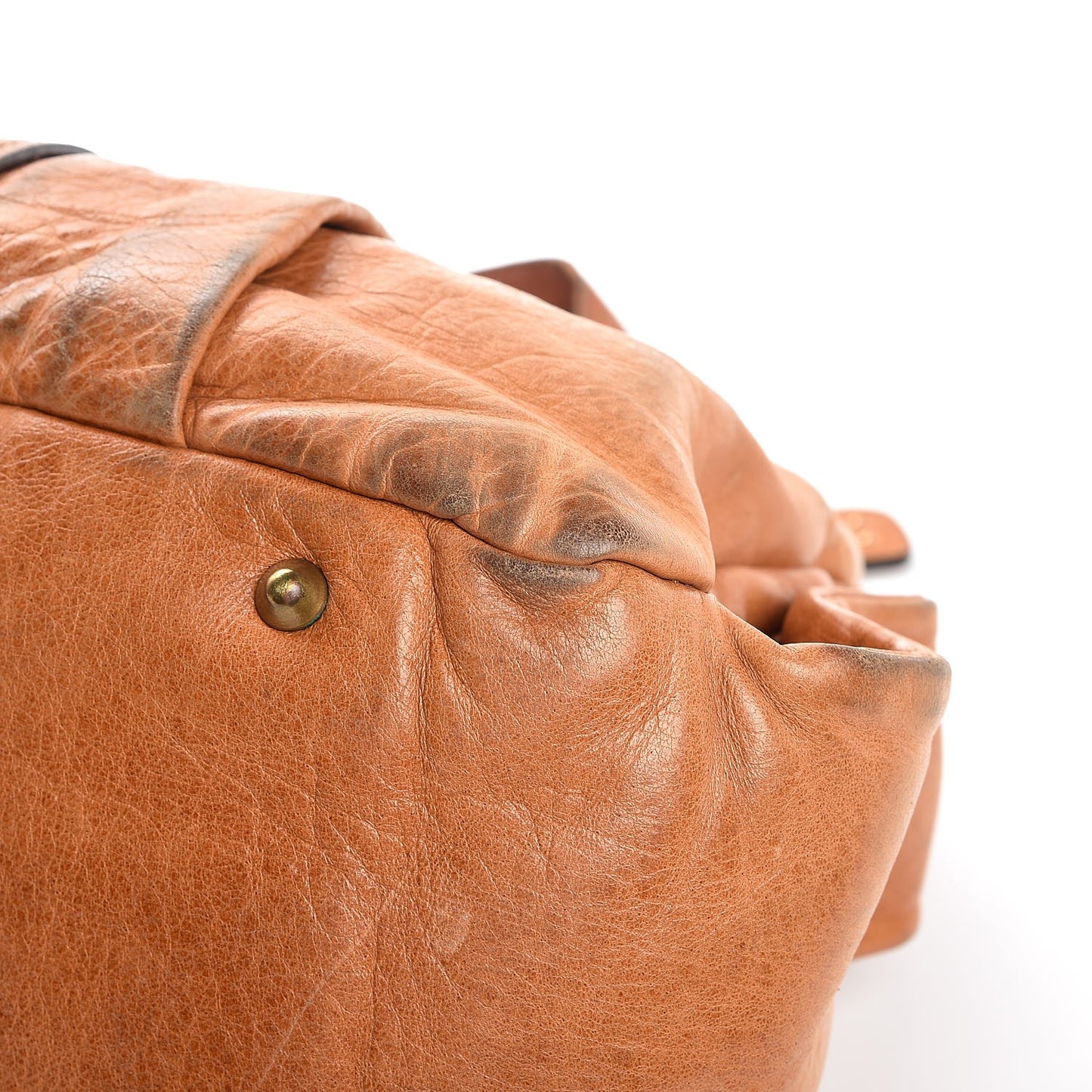 Lambskin Large Heloise Satchel Gazelle
