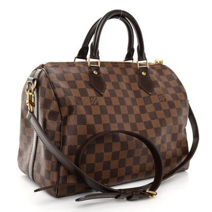 Louis Vuitton Damier Ebene Speedy Bandouliere 30 3 of 12