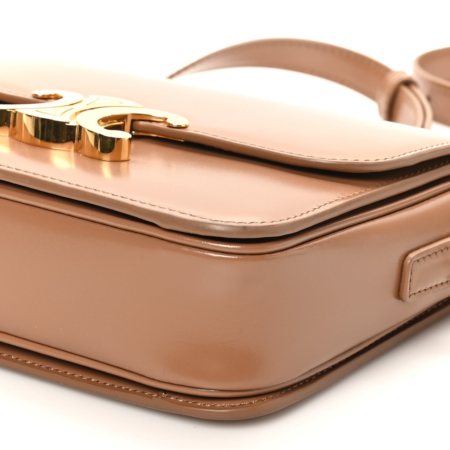 Shiny Calfskin Teen Triomphe Bronze