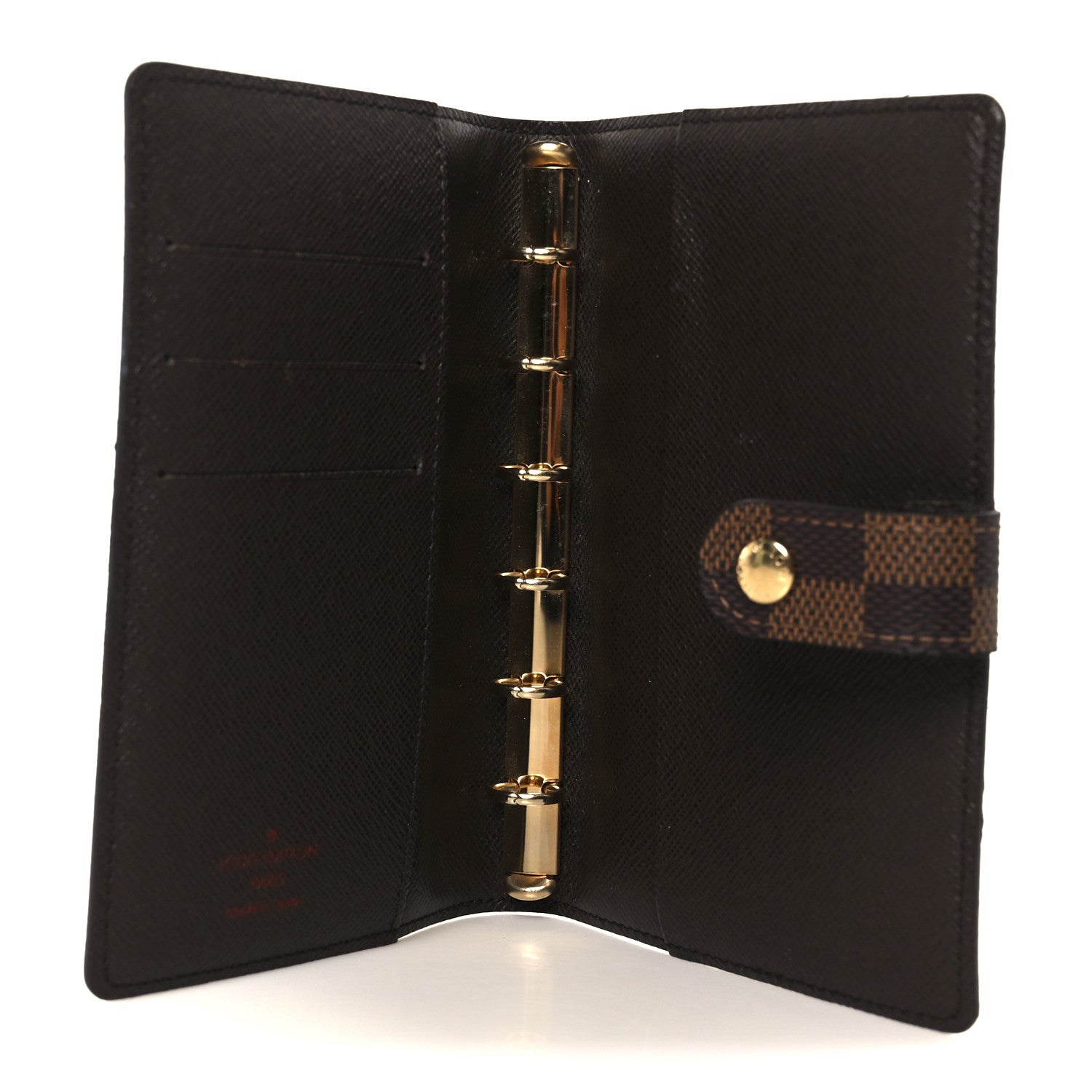 Louis Vuitton Damier Ebene Small Ring Agenda Cover 5 of 9