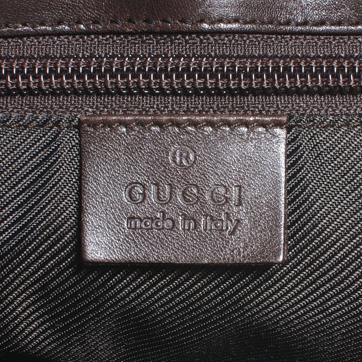 Denim Monogram Flat Messenger Bag Black