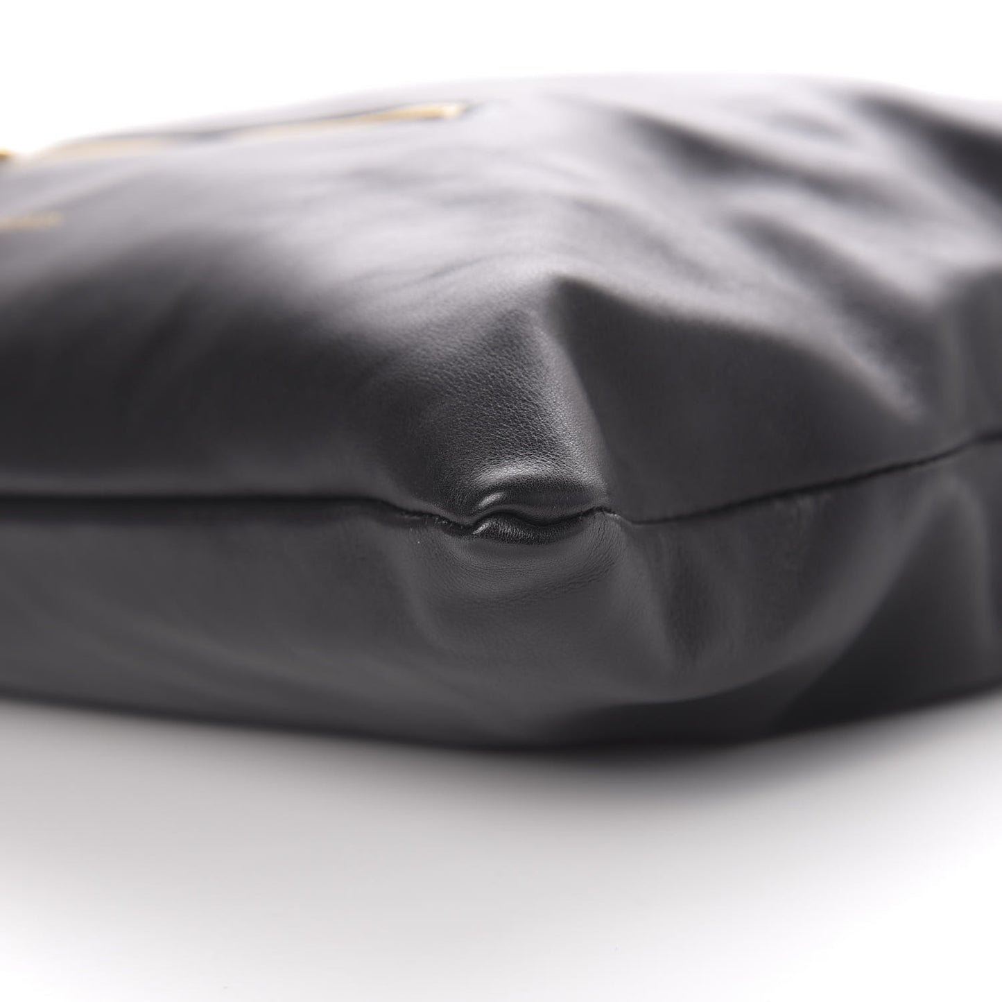 Calfskin House Check Big Crush Black
