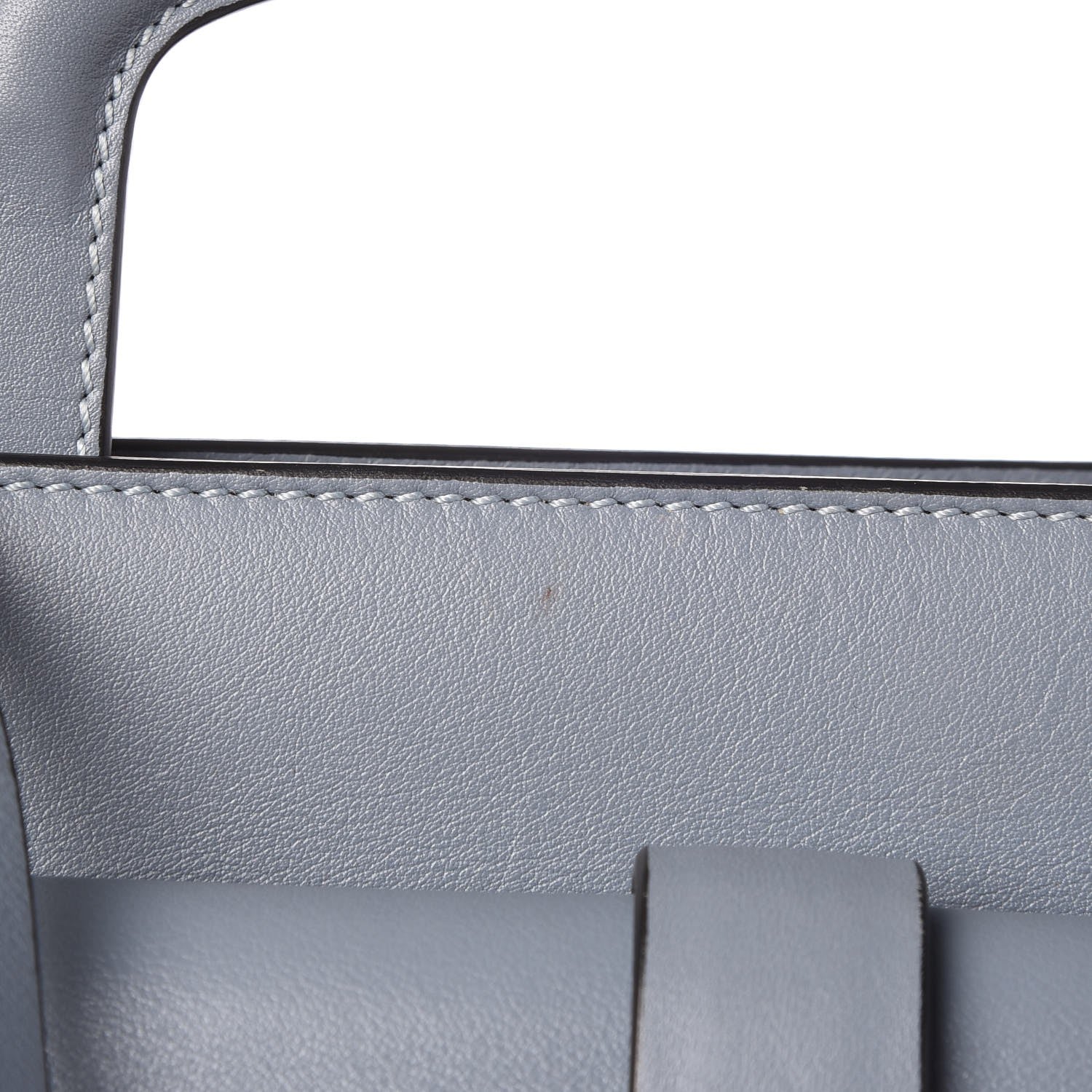 Valentino Garavani Calfskin Pocket Tote Blue 10 of 11