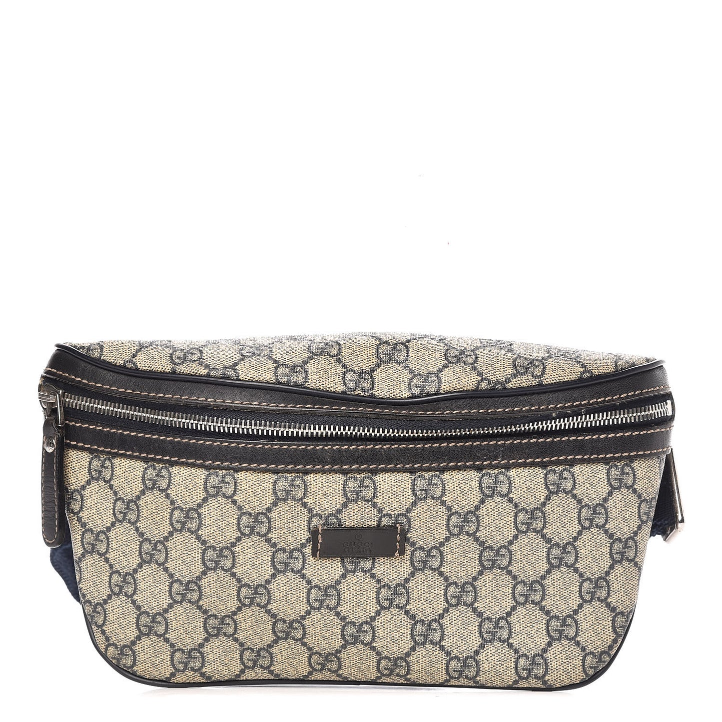 GG Supreme Monogram Belt Bag Navy