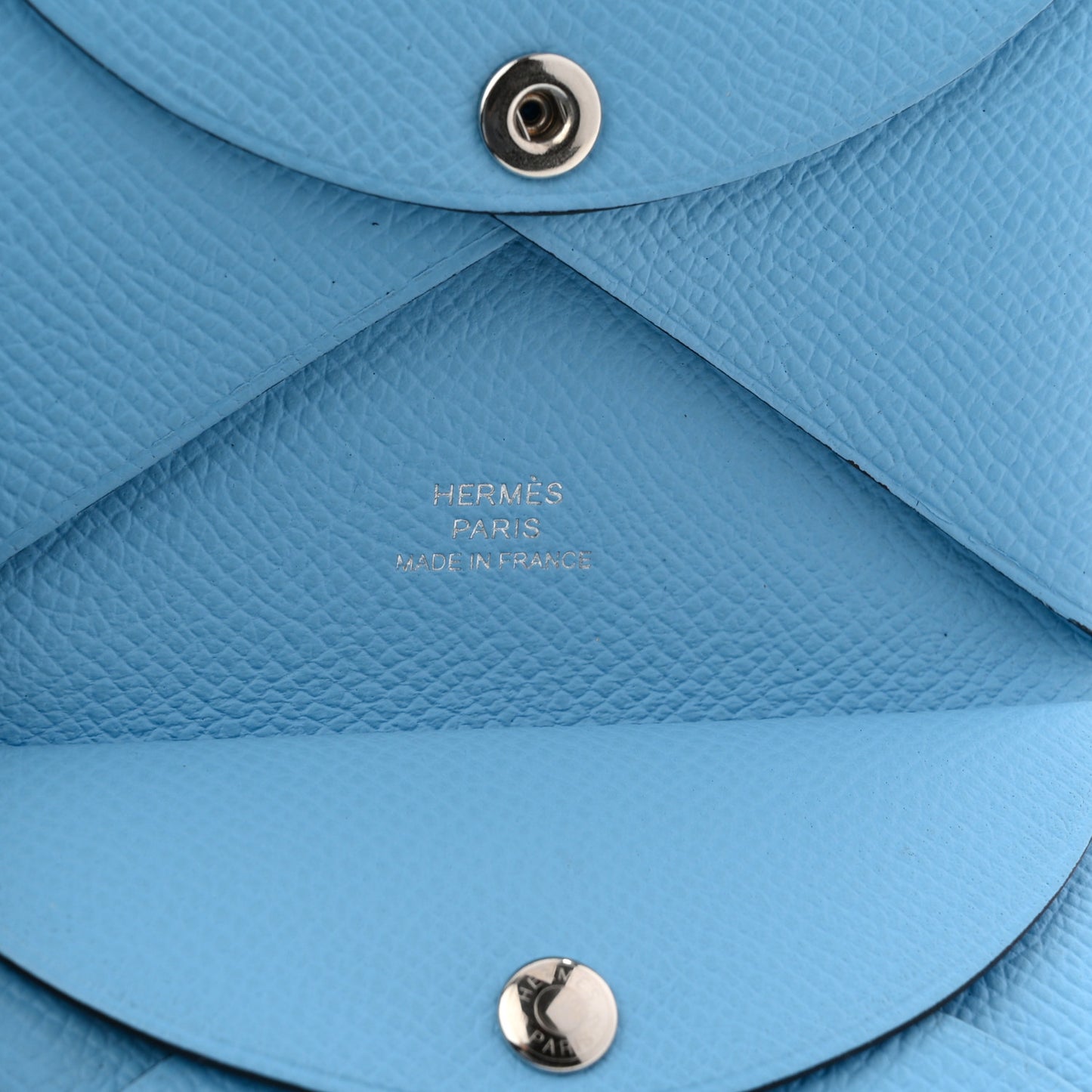 Epsom Calvi Duo Card Case Celeste