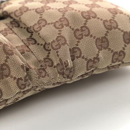 Gucci GG Monogram Double Pocket Belt Bag Dark Brown 17 of 18