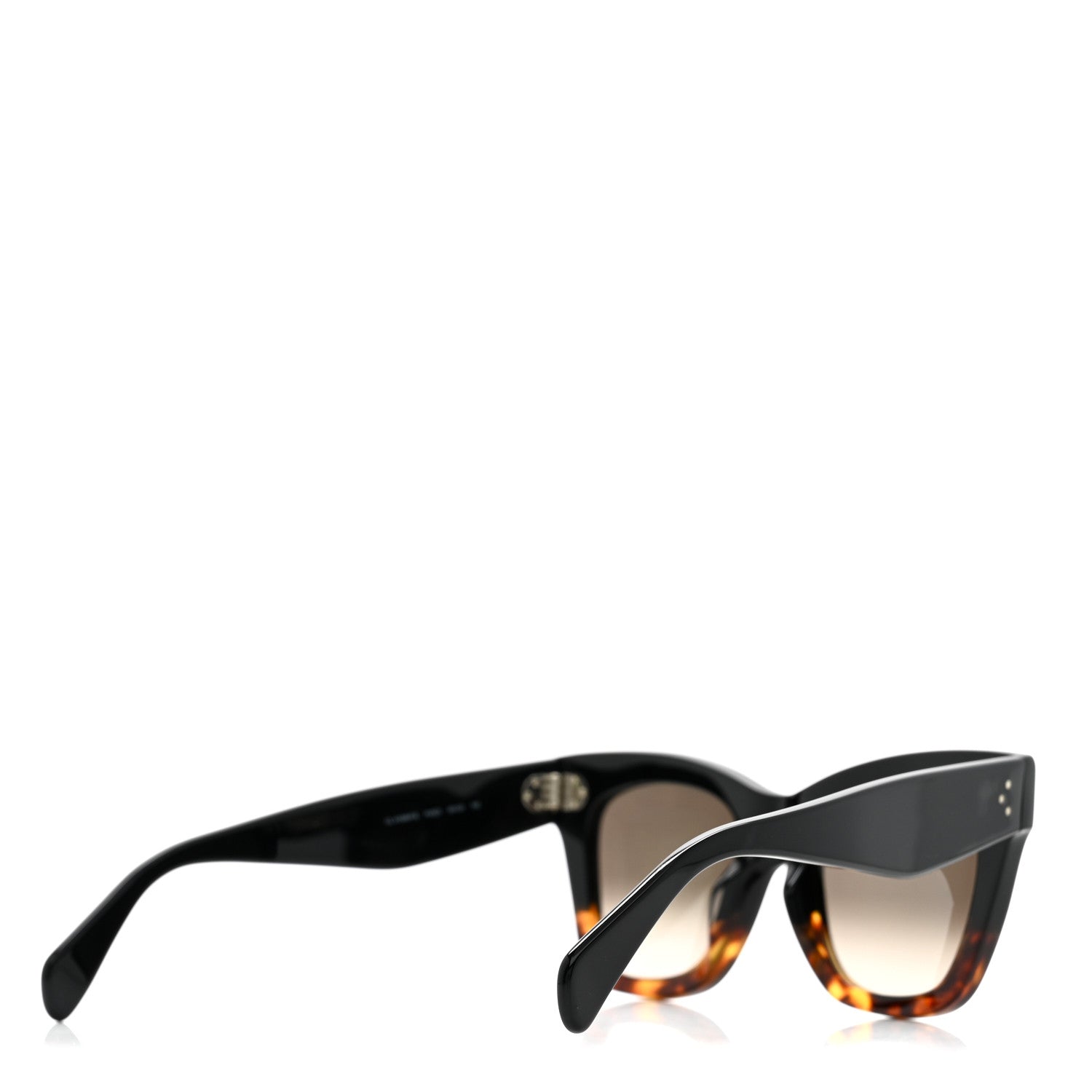 Celine Catherine Sunglasses CL 41098/F/S Black Havana 4 of 6