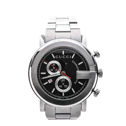 Gucci Stainless Steel 44mm G-Chrono Chronoscope Quartz Watch Black 1 of 7