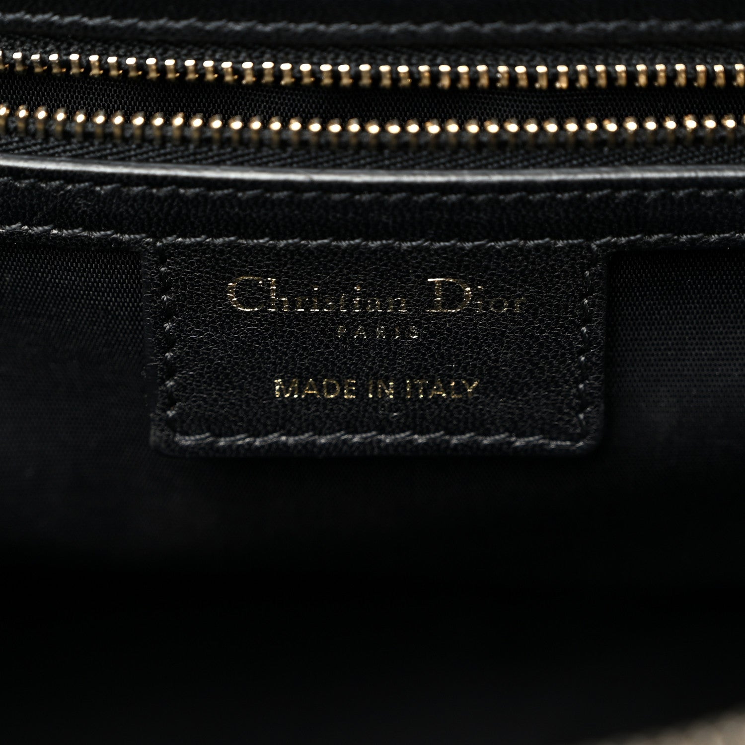 Christian Dior Lambskin Cannage Small Dior Soft Zipped Shopping Tote Black 6 of 10