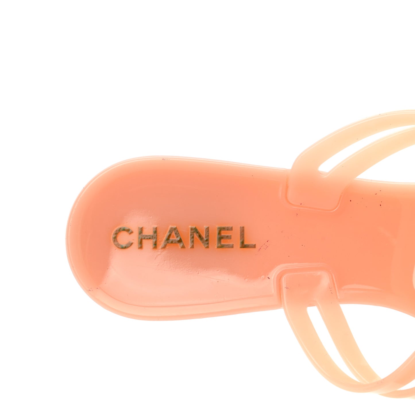 Jelly Camellia Thong Sandals 38 Pink