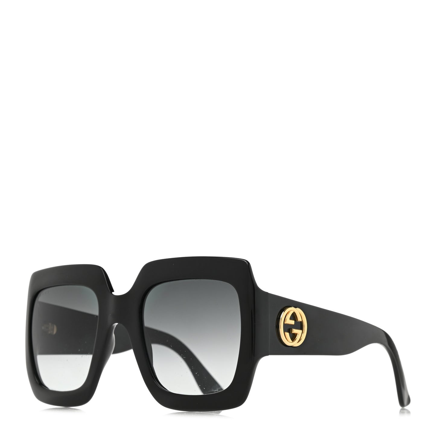 Acetate Square Frame Sunglasses GG0053S Black