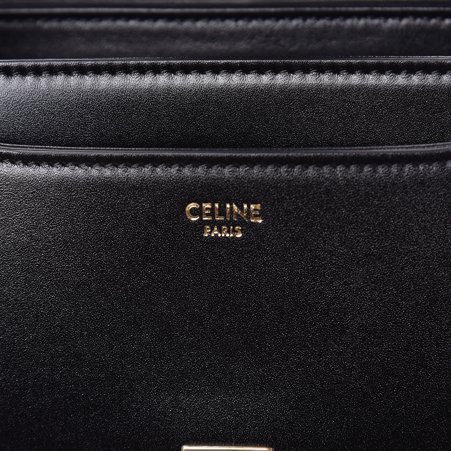 Celine Satinated Calfskin Besace 16 Black 11 of 12