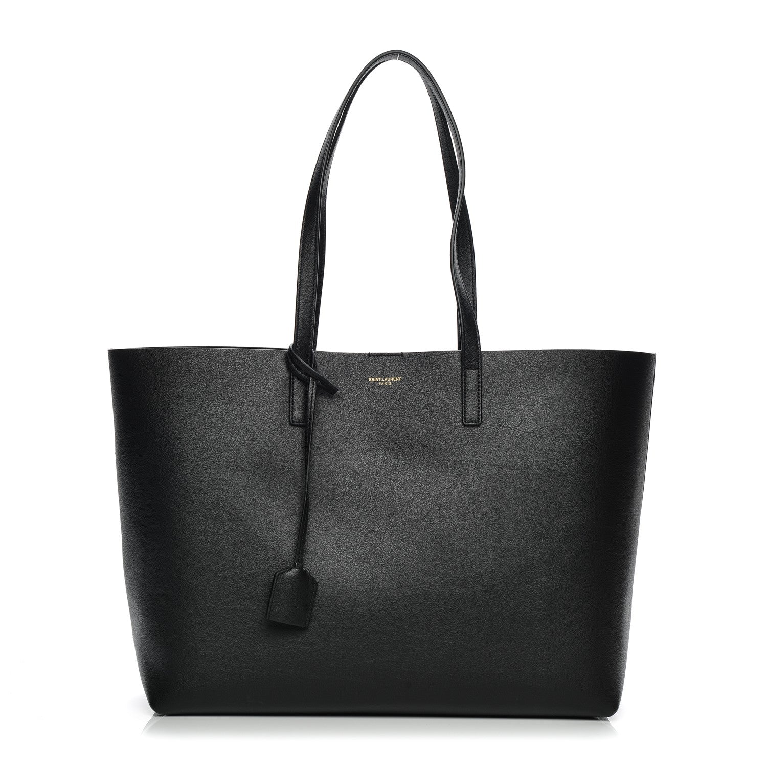 Saint Laurent Calfskin Large Shopping Tote Black 1 of 8