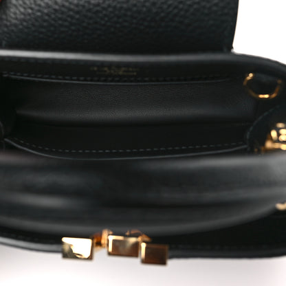 Louis Vuitton Taurillon Mini Capucines Black 5 of 9