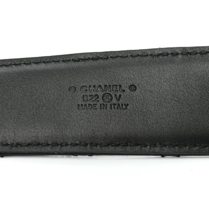 Chanel Lambskin Quilted CC Chain Belt 75 30 Black 10 of 14