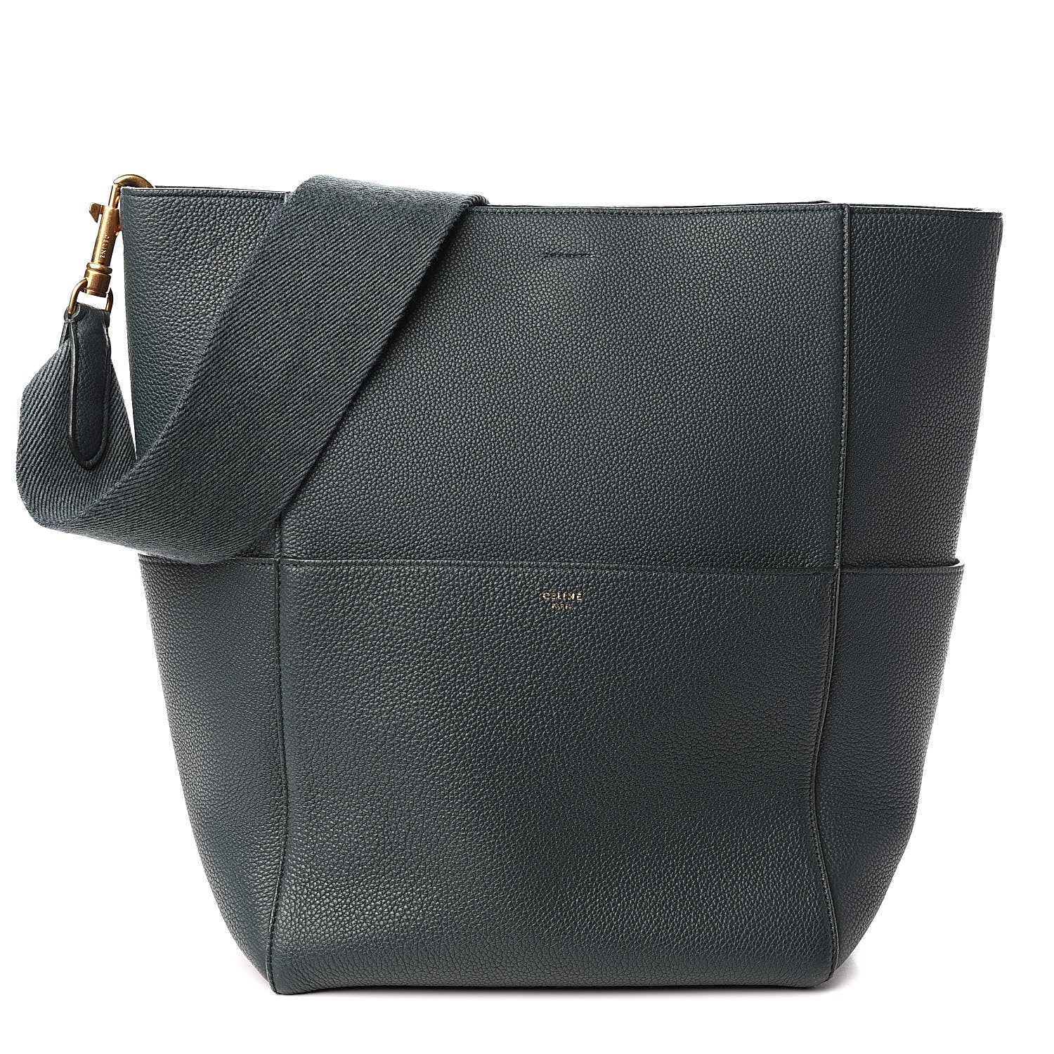 Celine Soft Grained Calfskin Sangle Bucket Bag Amazone 1 of 13