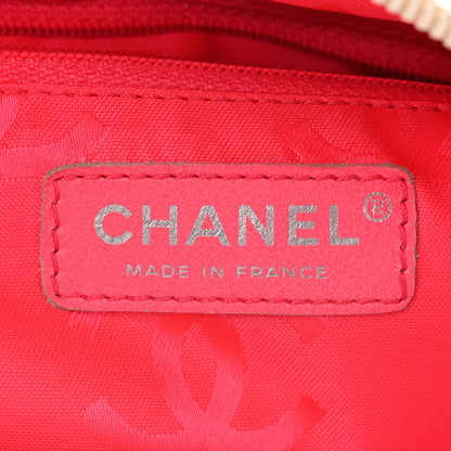 Chanel Calfskin Quilted Large Cambon Bowler White Black 6 of 14