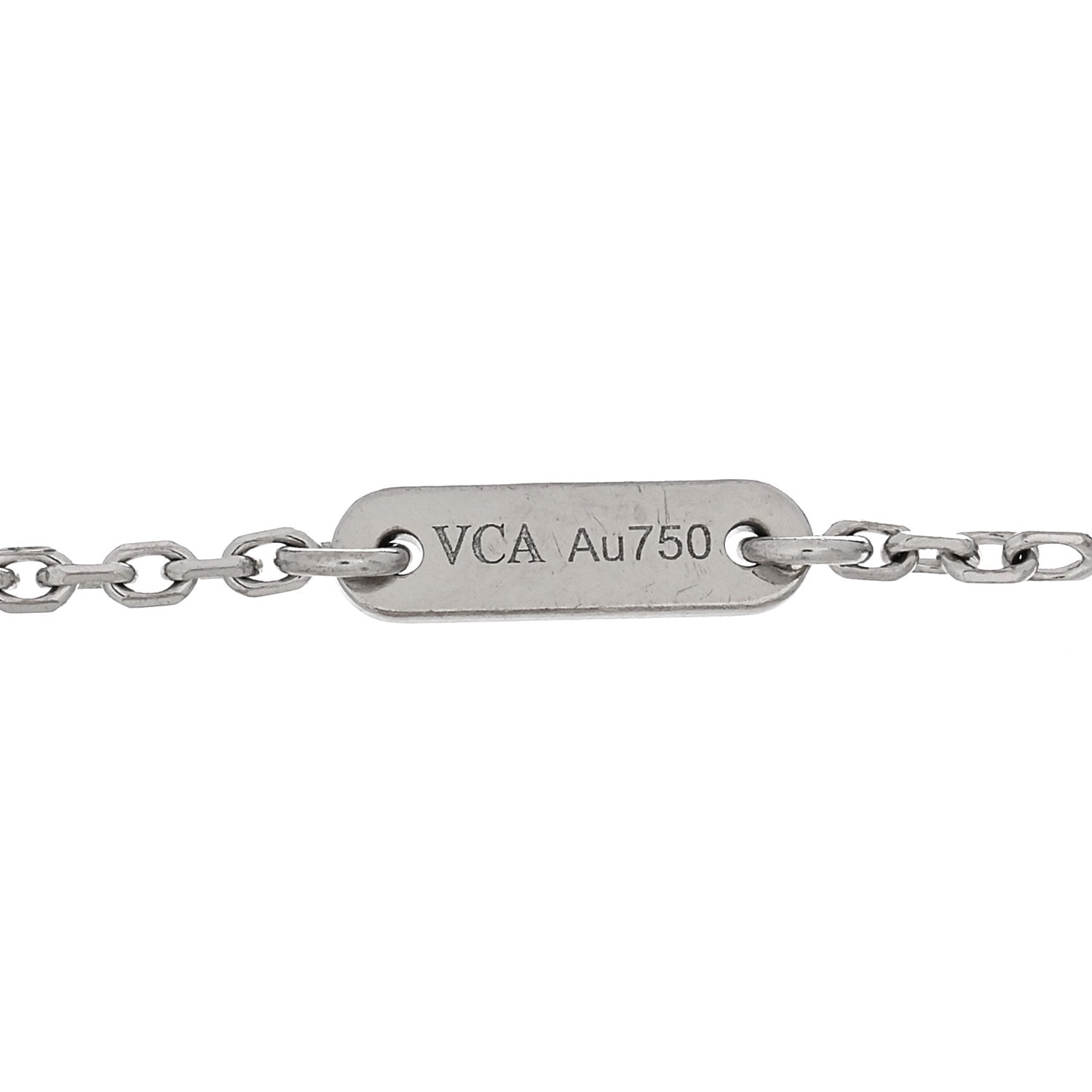 Van Cleef & Arpels 18K White Gold Turquoise Sweet Alhambra Butterfly Bracelet 3 of 3