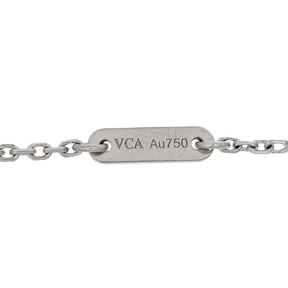 Van Cleef & Arpels 18K White Gold Turquoise Sweet Alhambra Butterfly Bracelet 3 of 3
