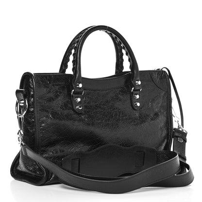 Balenciaga Agneau Classic Silver Hardware S City Black 3 of 7