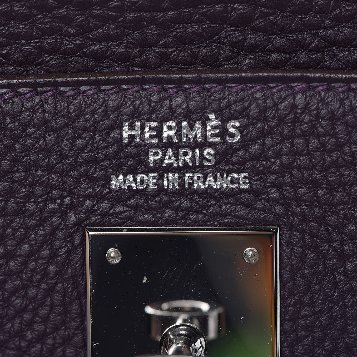 Hermes Togo Kelly Retourne 35 Raisin 16 of 51