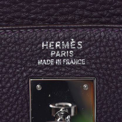 Hermes Togo Kelly Retourne 35 Raisin 16 of 51