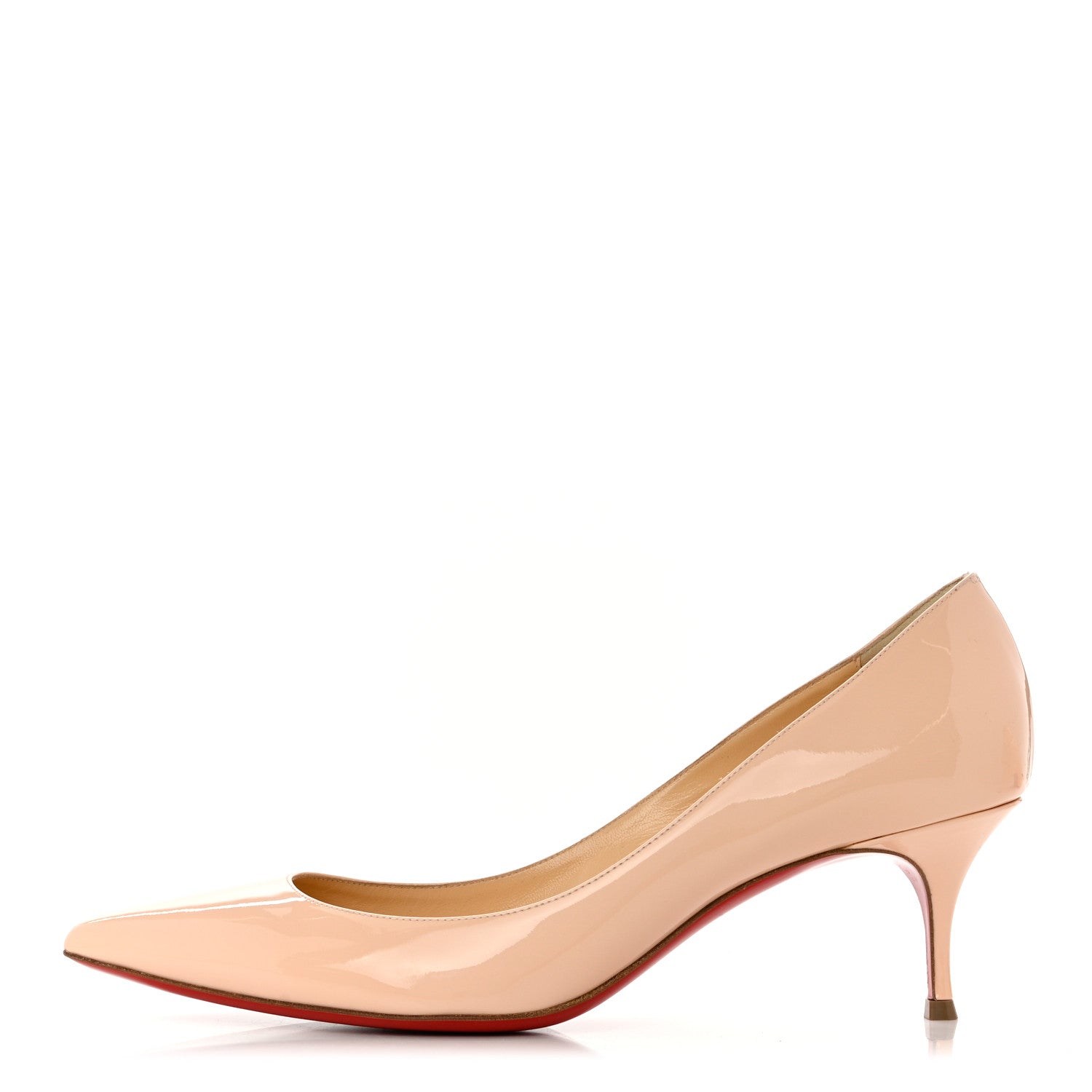 Christian Louboutin Patent Pigalle Follies 55 Pumps 40 Poudre 1 of 7
