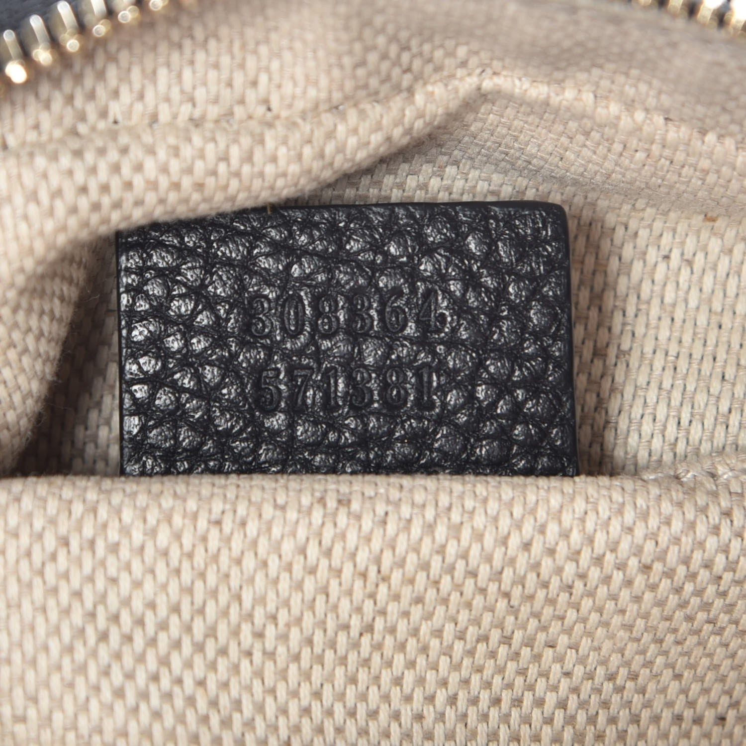 Gucci Pebbled Calfskin Small Soho Disco Bag Black 7 of 8