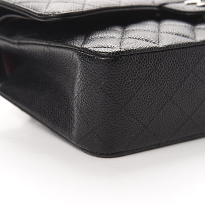 Chanel Caviar Quilted Medium Double Flap Black 9 of 11