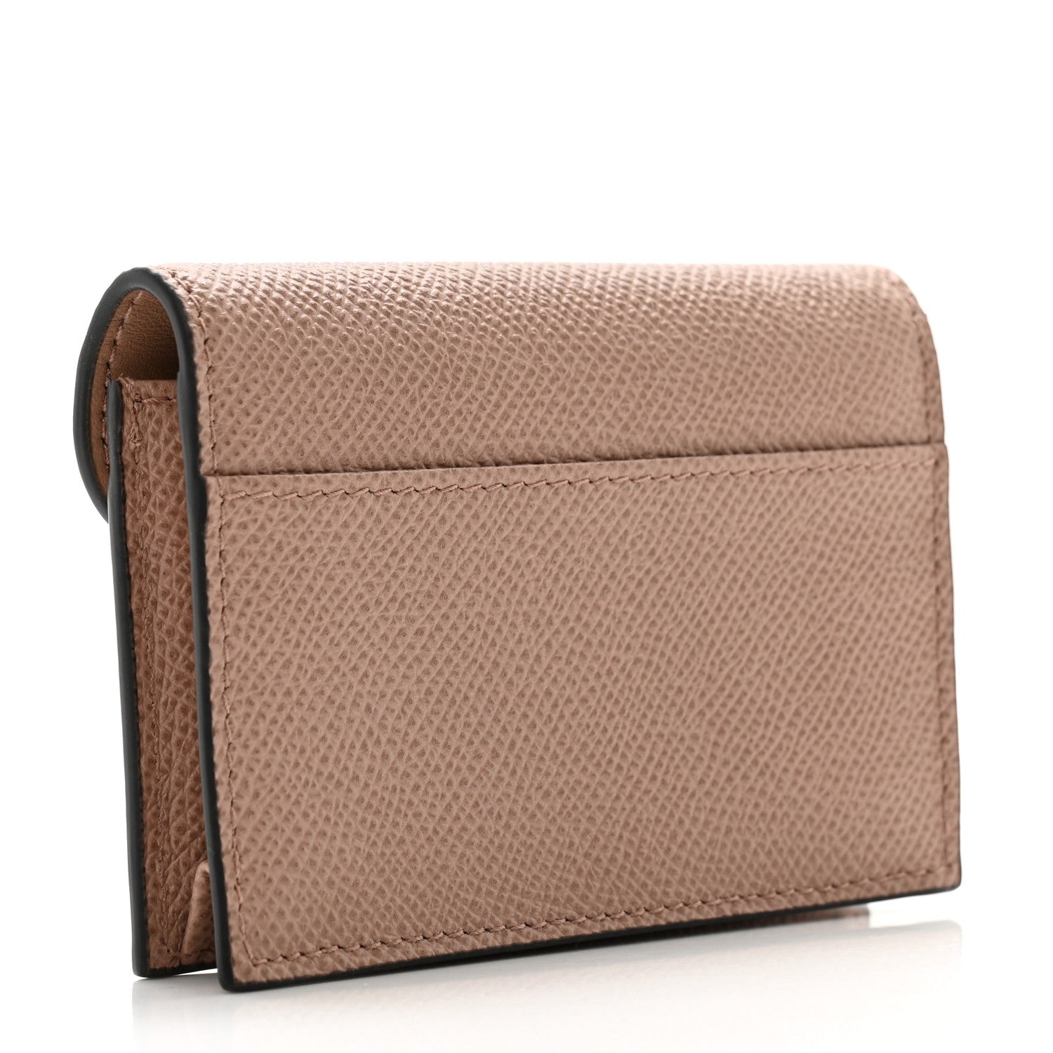 Christian Dior Grained Calfskin Saddle Card Holder Fard 3 of 9