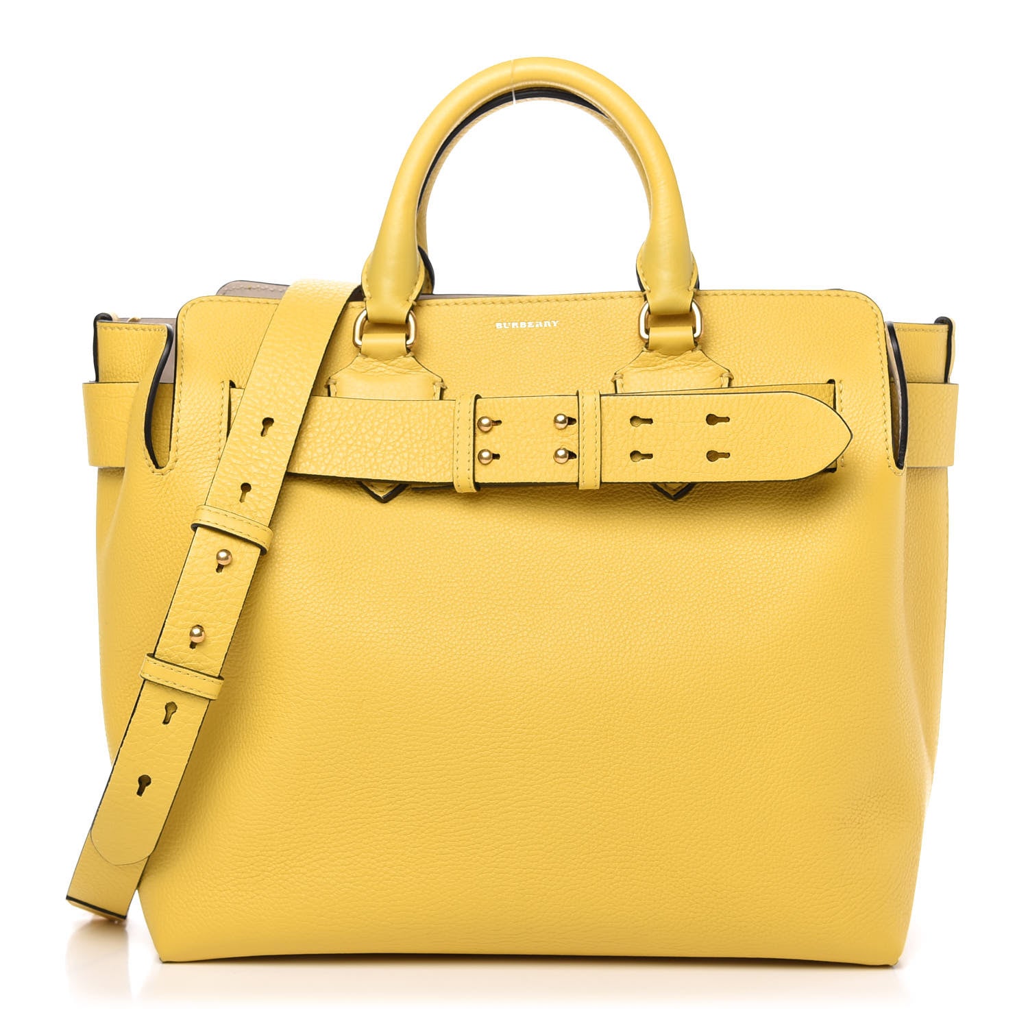 Burberry Marais Calfskin Medium Belt Bag Bright Larch Yellow 1 of 9
