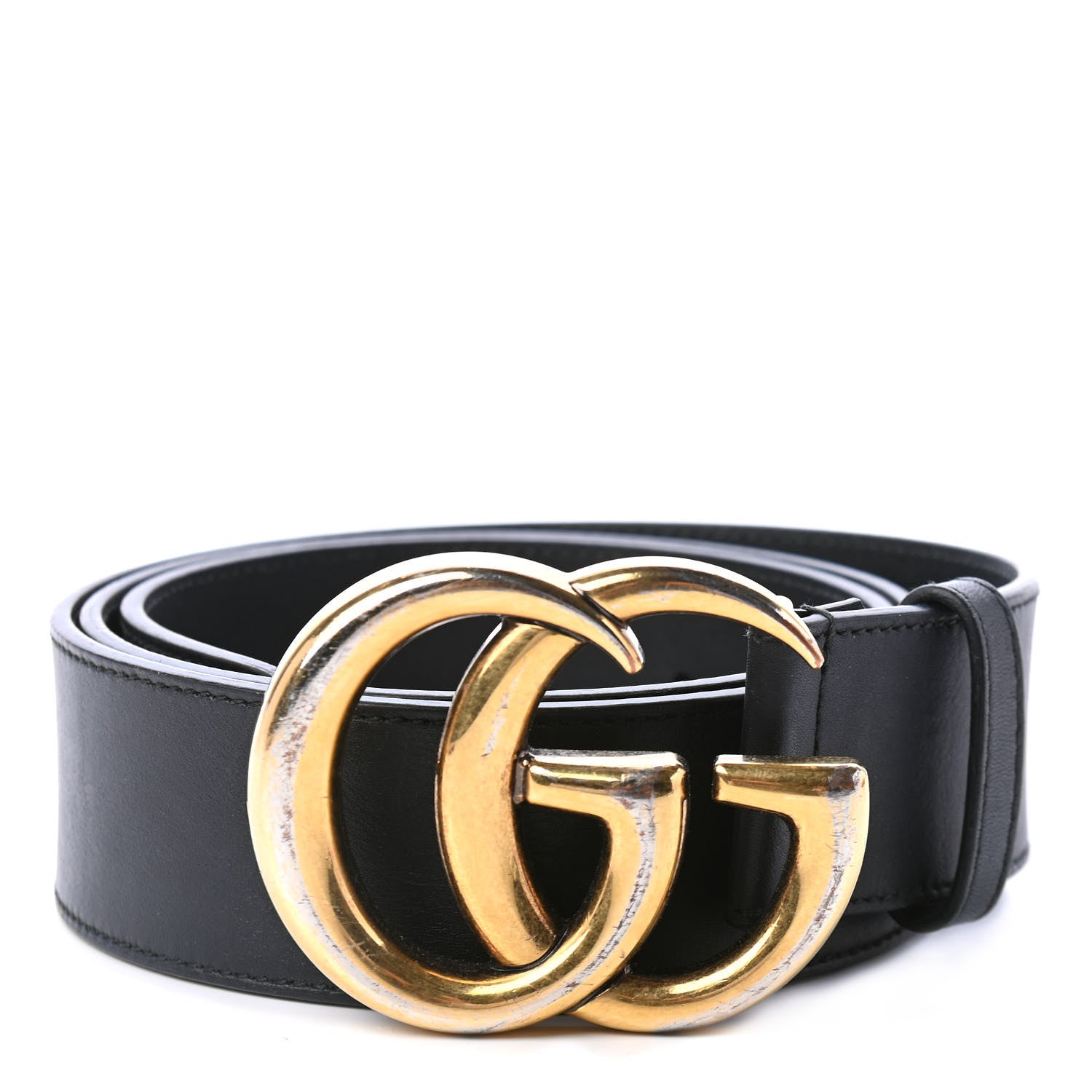 Gucci Calfskin Double G 40mm Belt 90 36 Black 1 of 4