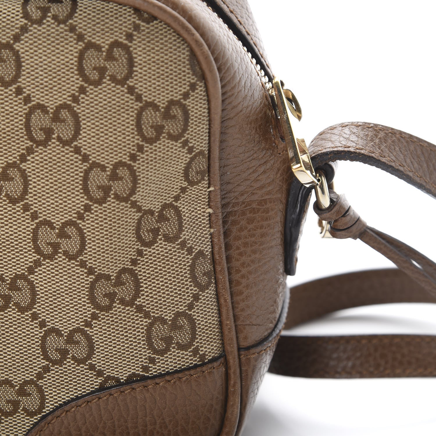Gucci Monogram Mini Bree Messenger Bag Beige Tabacco 12 of 12