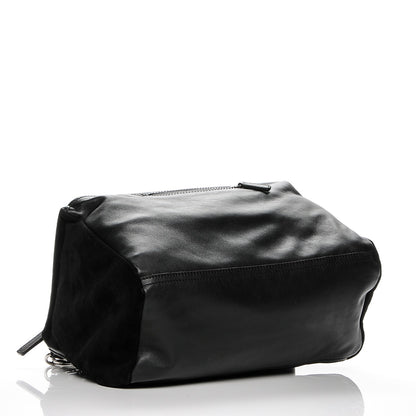 Givenchy Smooth Calfskin Crocodile Embossed Medium Pandora Black 4 of 7
