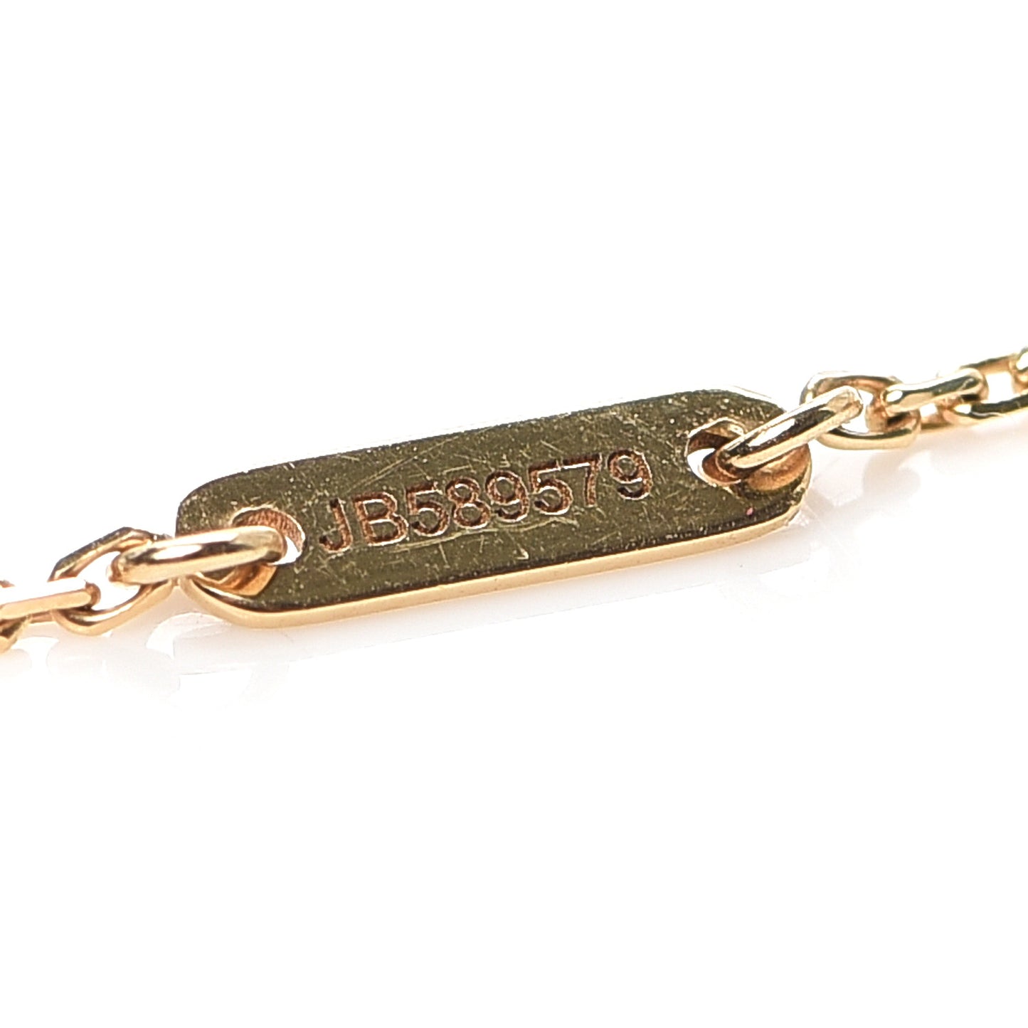 18K Yellow Gold Mother of Pearl Sweet Alhambra Bracelet