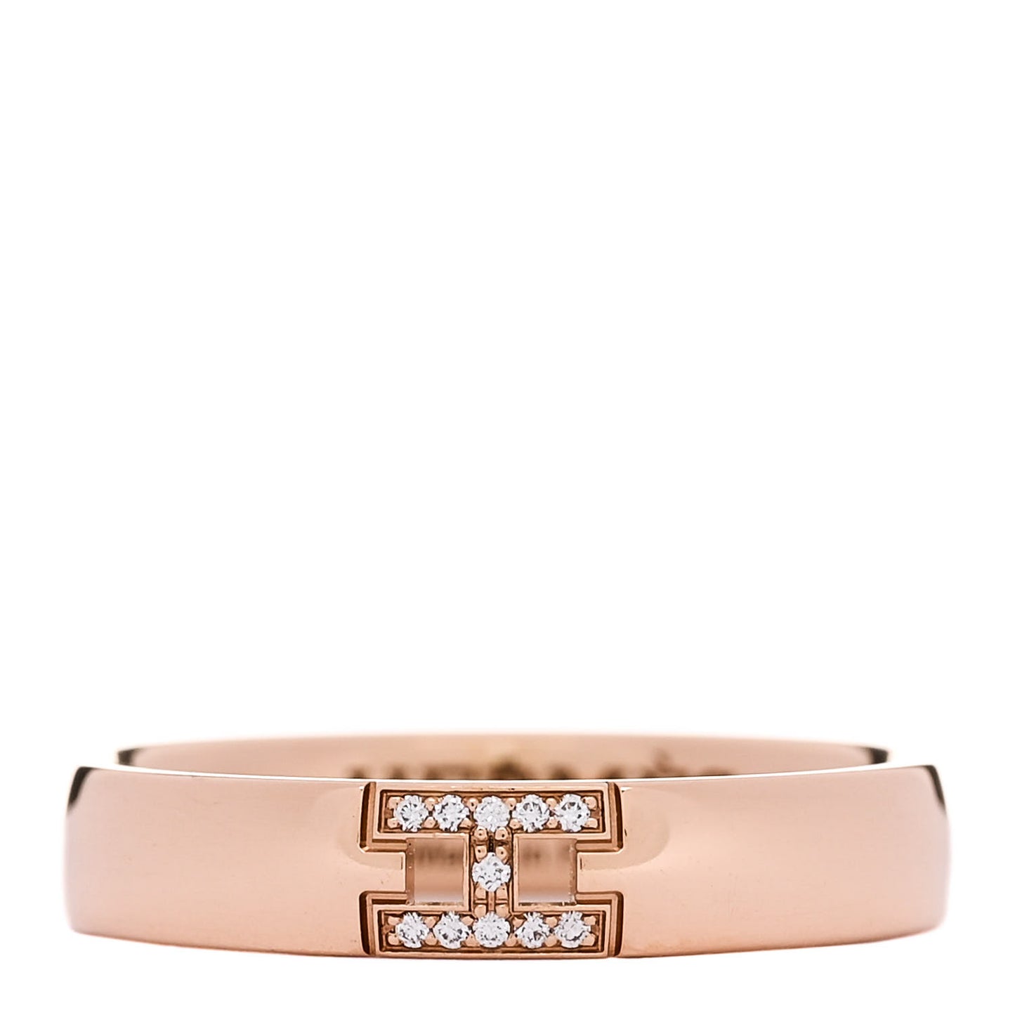 18K Rose Gold Diamond Ever Herakles Wedding Band Ring 52 6