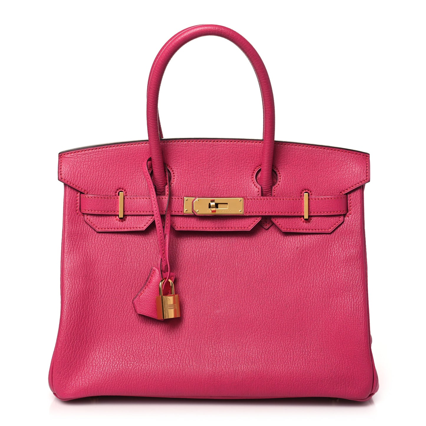 Chevre Mysore Birkin 30 Rose Shocking