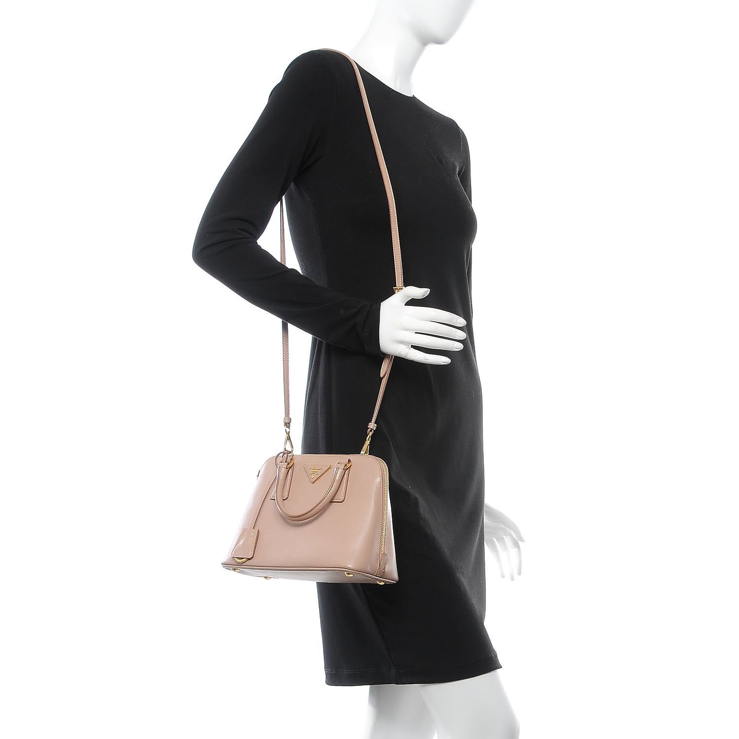 Saffiano Lux Small Promenade Tote Cammeo